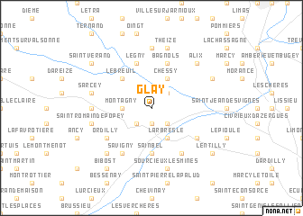 map of Glay