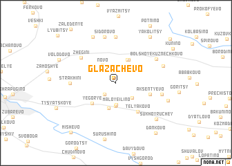 map of Glazachevo