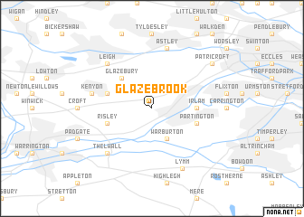 map of Glazebrook