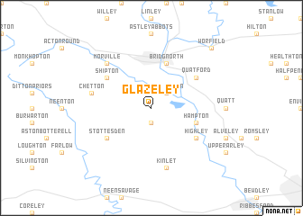 map of Glazeley