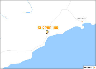 map of Glazkovka