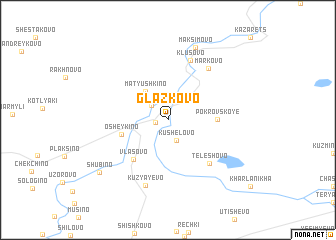 map of Glazkovo