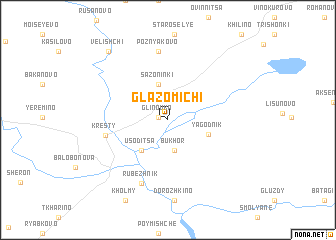 map of Glazomichi