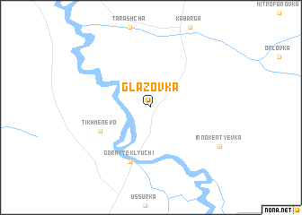 map of Glazovka