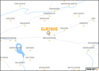 map of Glazovo