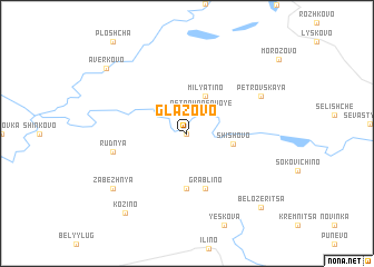 map of Glazovo