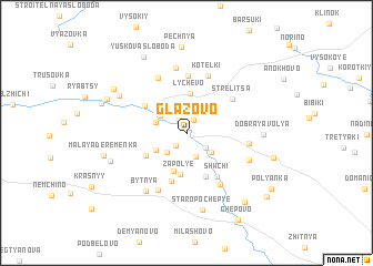 map of Glazovo