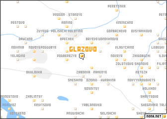 map of Glazovo