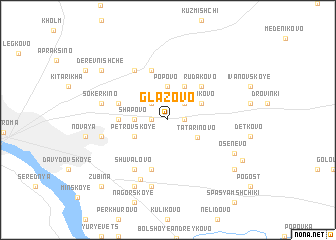 map of Glazovo