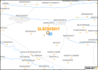map of (( Glazovskiy ))