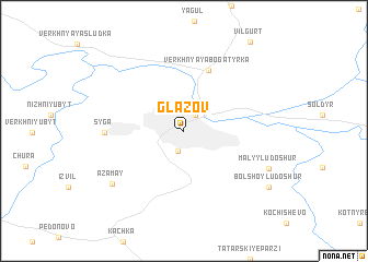 map of Glazov