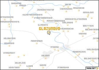 map of Glazunovo