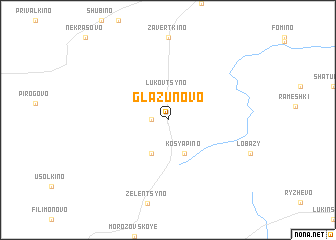 map of Glazunovo