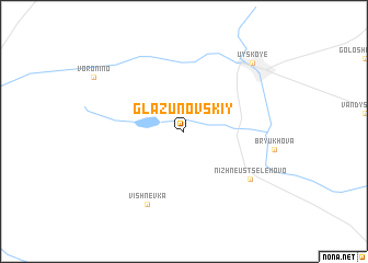 map of Glazunovskiy