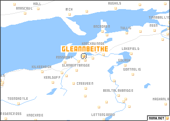 map of Gleann Beithe