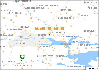 map of Gleann Maghair