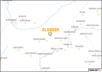 map of Gleason