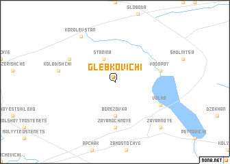 map of Glebkovichi