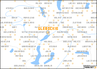 map of Głębockie