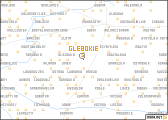 map of Głębokie