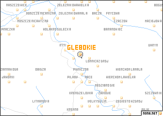 map of Głębokie