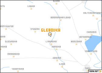 map of Glebovka