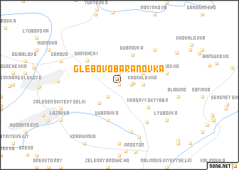 map of Glebovo-Baranovka