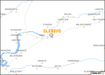 map of Glebovo