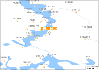 map of Glebovo