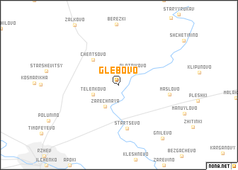 map of Glebovo