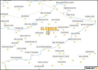 map of Glebovo