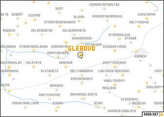 map of Glebovo