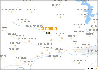 map of Glebovo