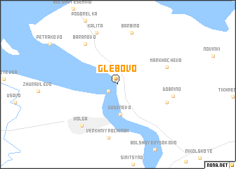 map of Glebovo