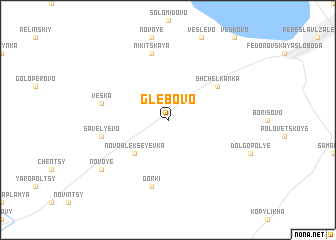 map of Glebovo