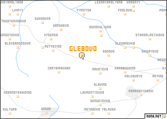 map of Glebovo
