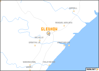map of Gledhow