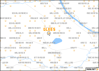 map of Glees