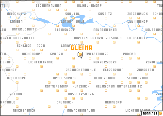 map of Gleima