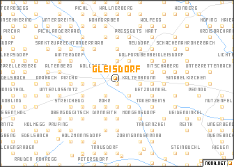 map of Gleisdorf