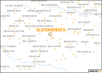 map of Gleishorbach