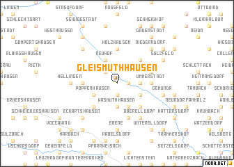 map of Gleismuthhausen