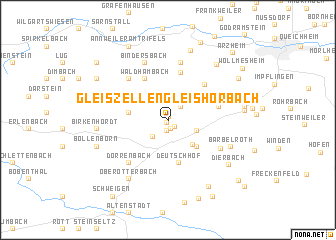 map of Gleiszellen-Gleishorbach