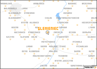 map of Glemieniec