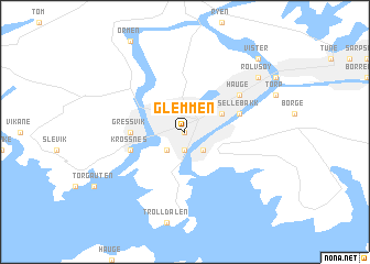 map of Glemmen