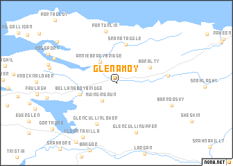 map of Glenamoy