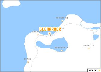 map of Glen Arbor