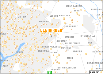 map of Glenarden