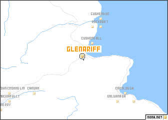 map of Glenariff