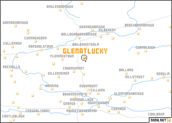 map of Glenatlucky